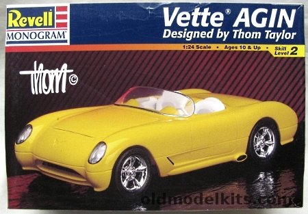 Revell 1/25 Vette Agin (based on 1953 Corvette) - Designed By Thom Taylor (Street Machine), 85-2536 plastic model kit